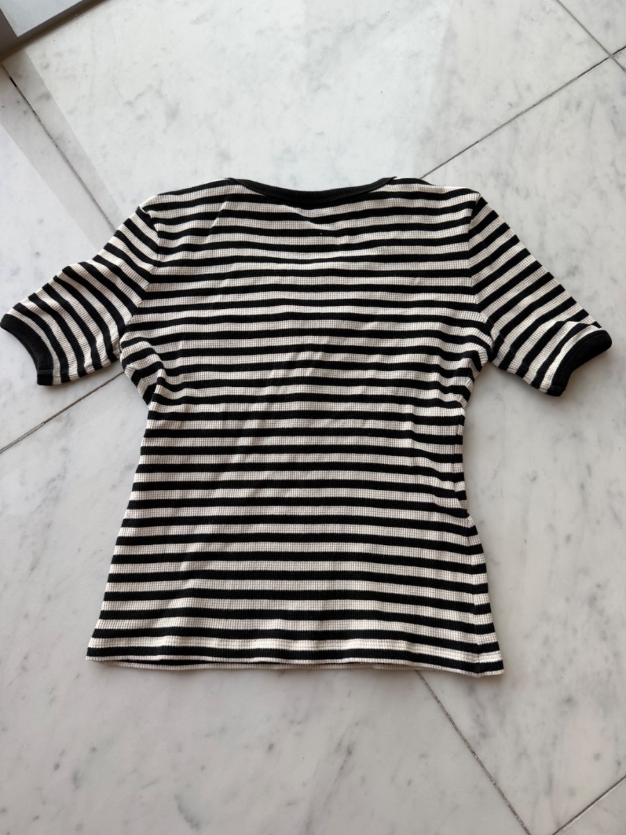 Celine off white and black t shirt photo 3