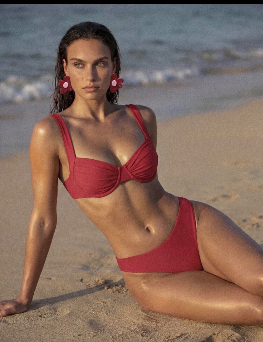 Shein Red bikini size large