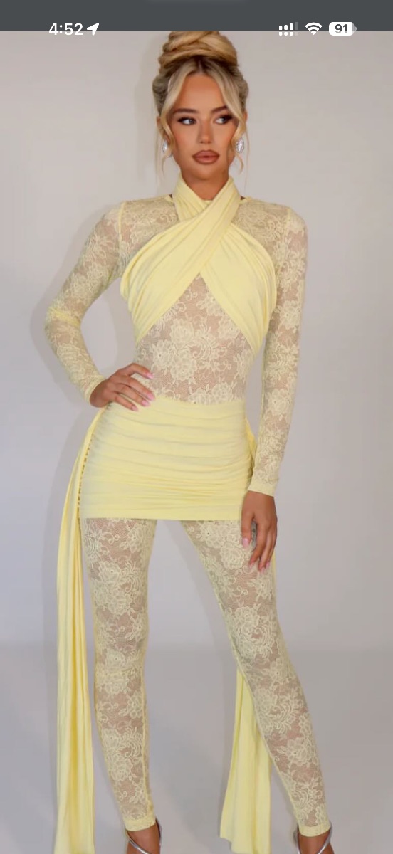 Aquannah- olivia lace jumpsuit