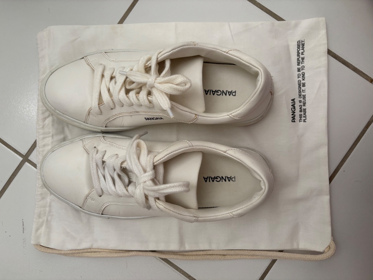 Pangaia White womens sneakers