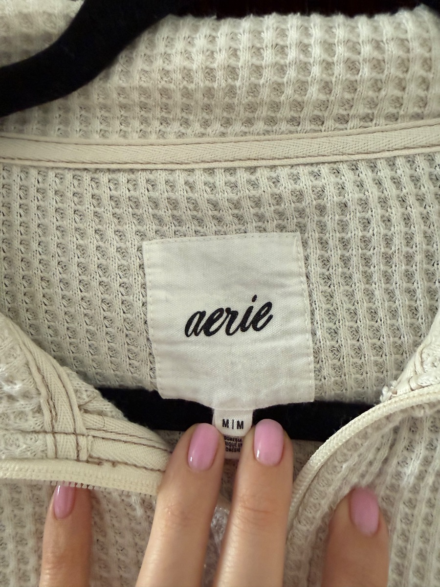 Aerie sweater quarter zip photo 2