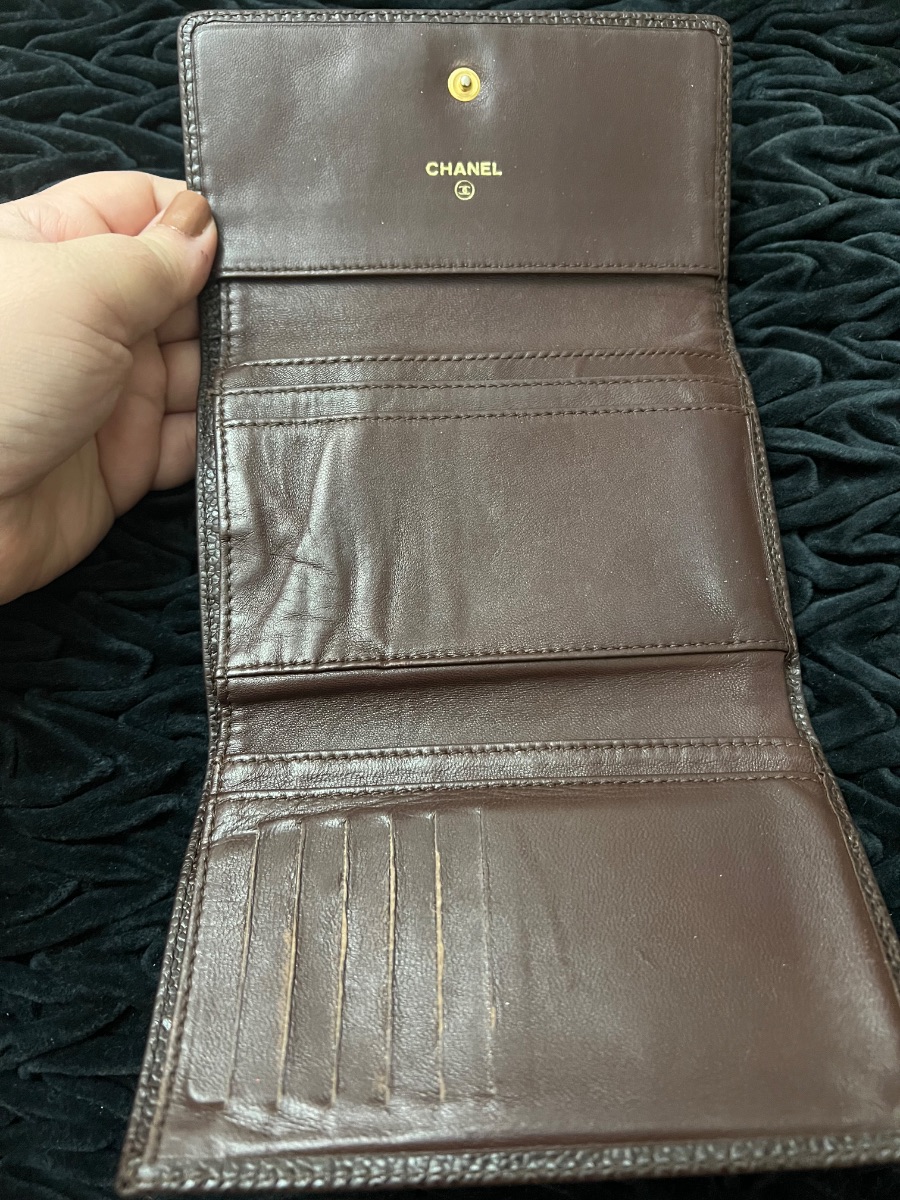 Chanel caviar wallet photo 2