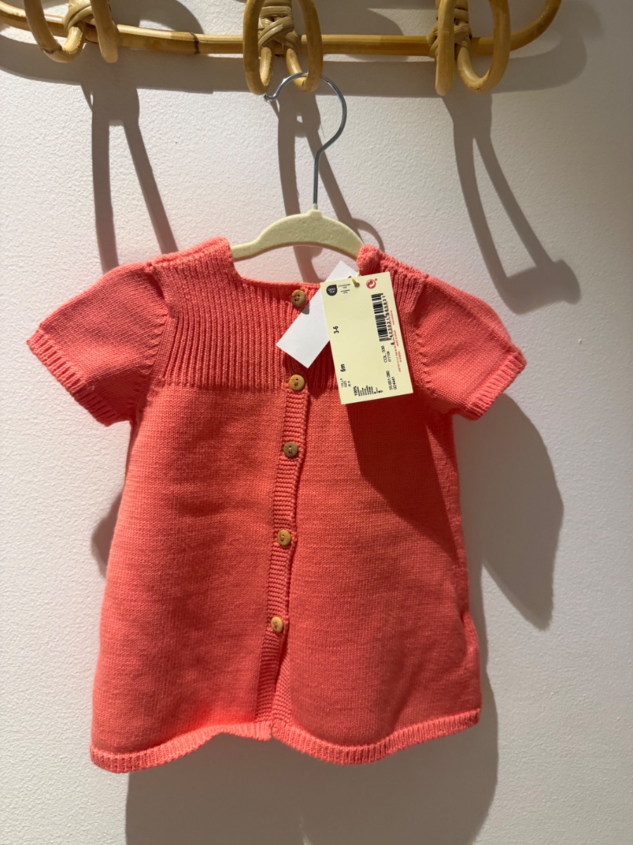Condor Coral Cotton dress 3-6M photo 2