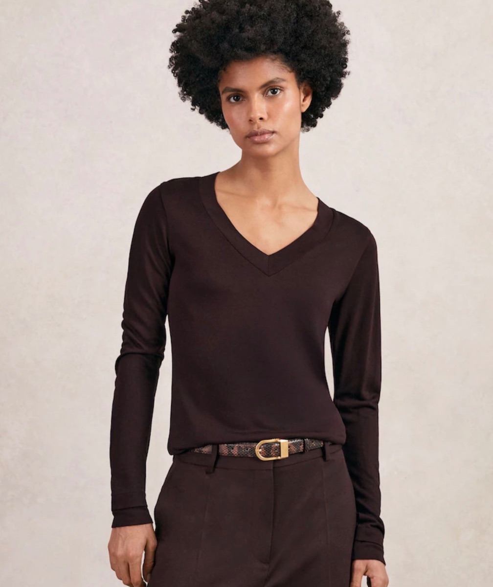 Brand new Reiss Burgundy Blouse with Tags