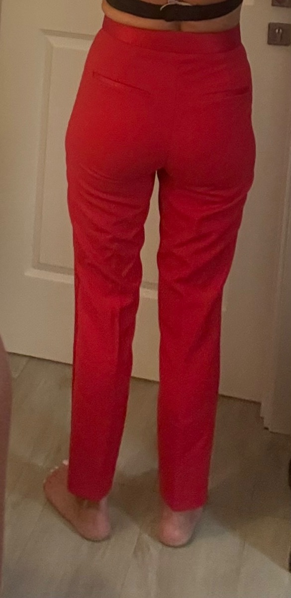 Zara red tailored trousers ❤️ photo 3