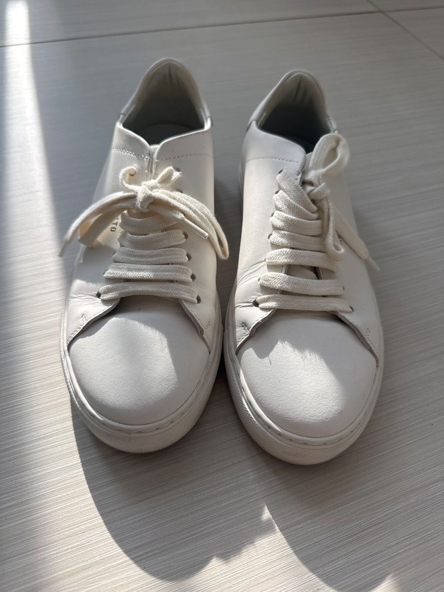 Axel Arrigato white leather trainers size 38