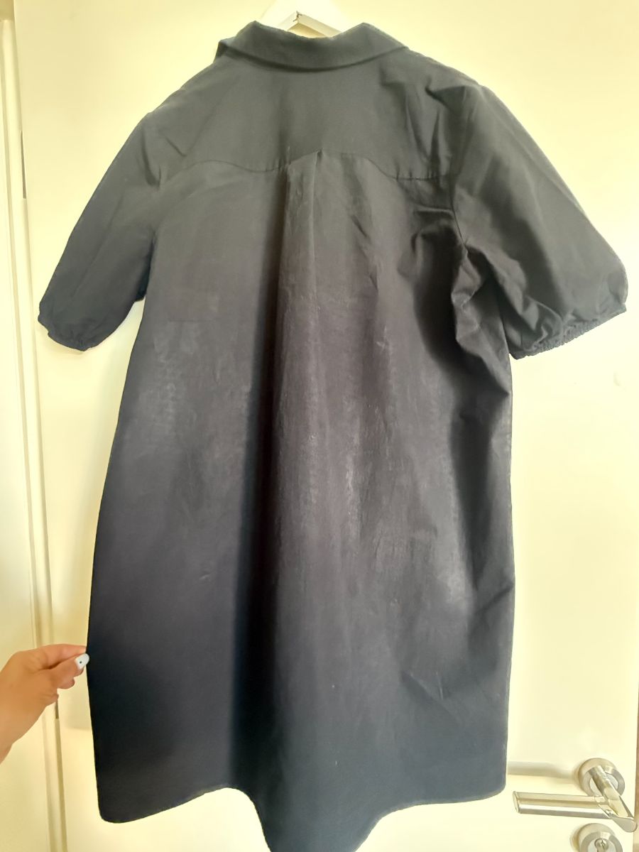 Marks & Spencer M&S Black Shirt Dress UK14 photo 3