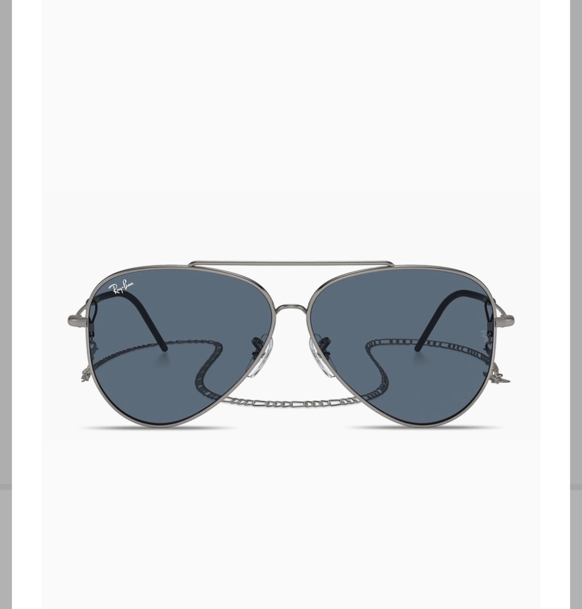 Limited edition: NEW Ray-Ban Reverse sunglasses with chains photo 2