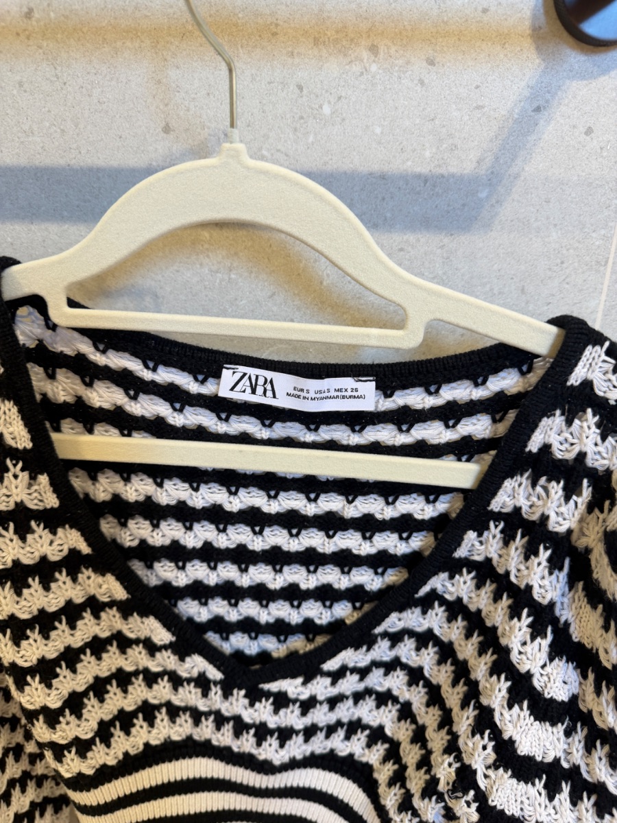 Zara crochet top photo 2