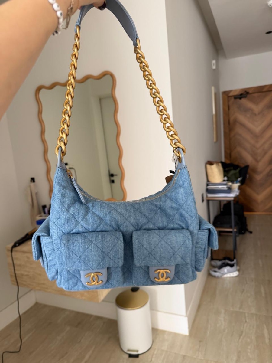 Chanel multi pocket hobo bag photo 3