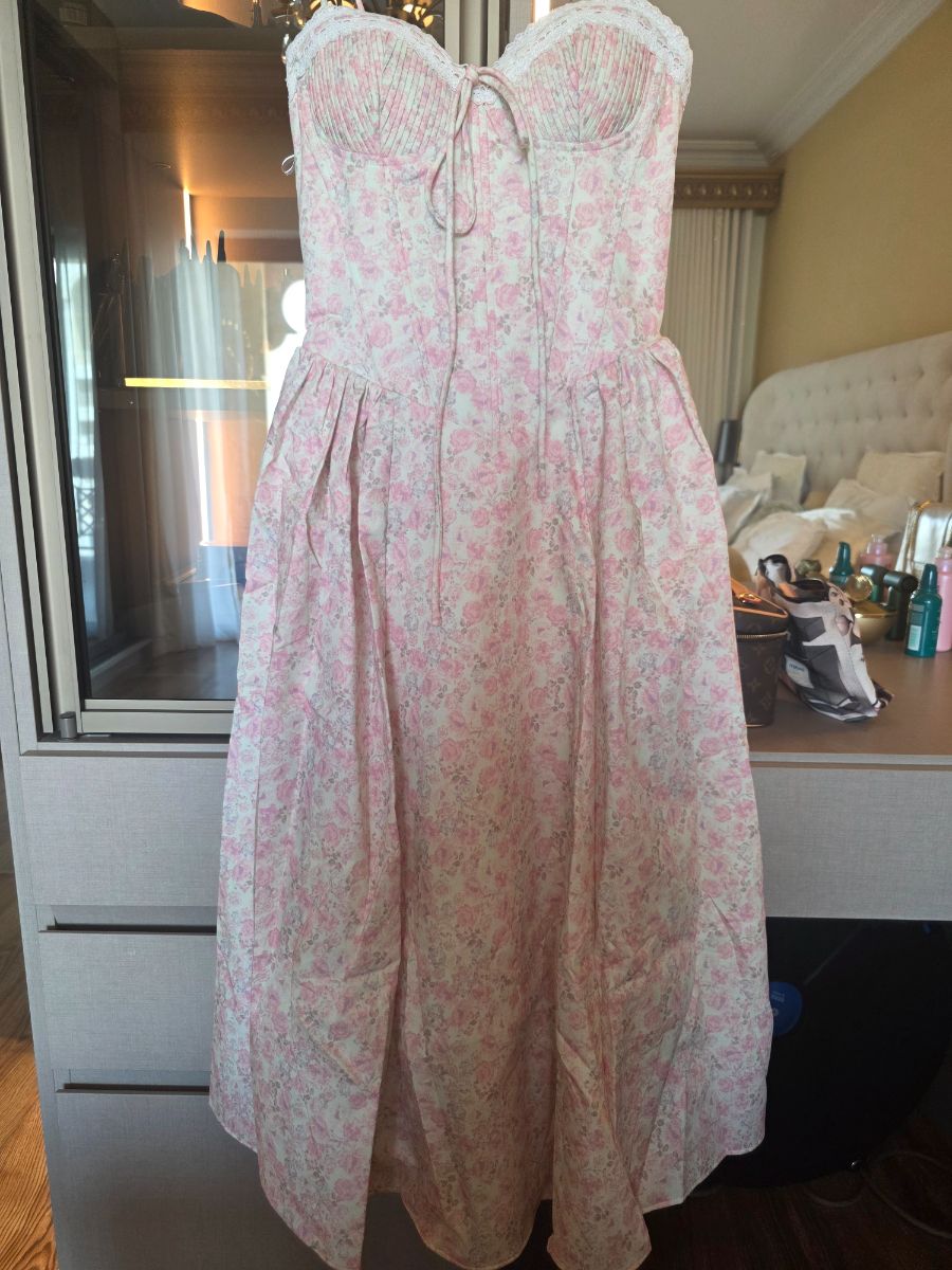 Sweetheart midi corset dress photo 2