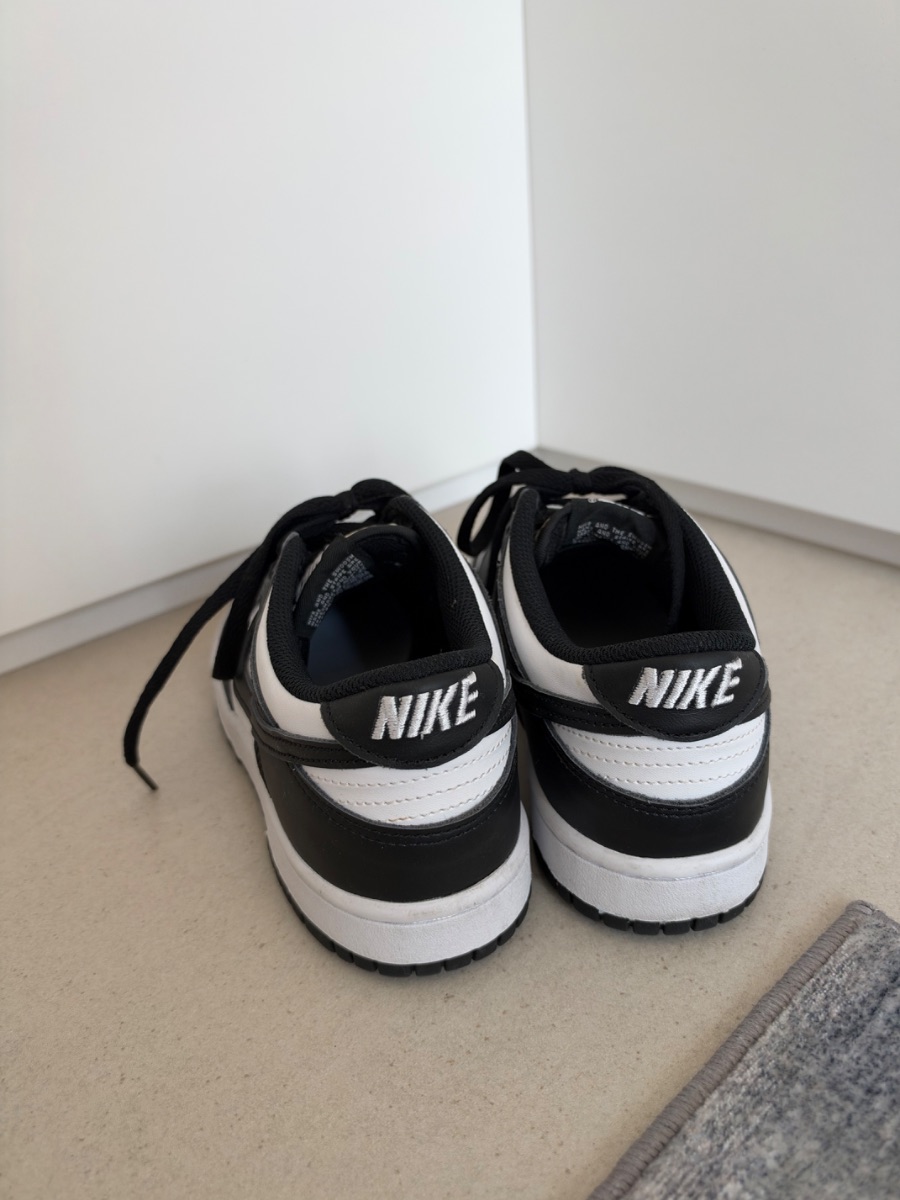Nike Dunk Low Retro White Black Panda - Size 38.5 photo 2