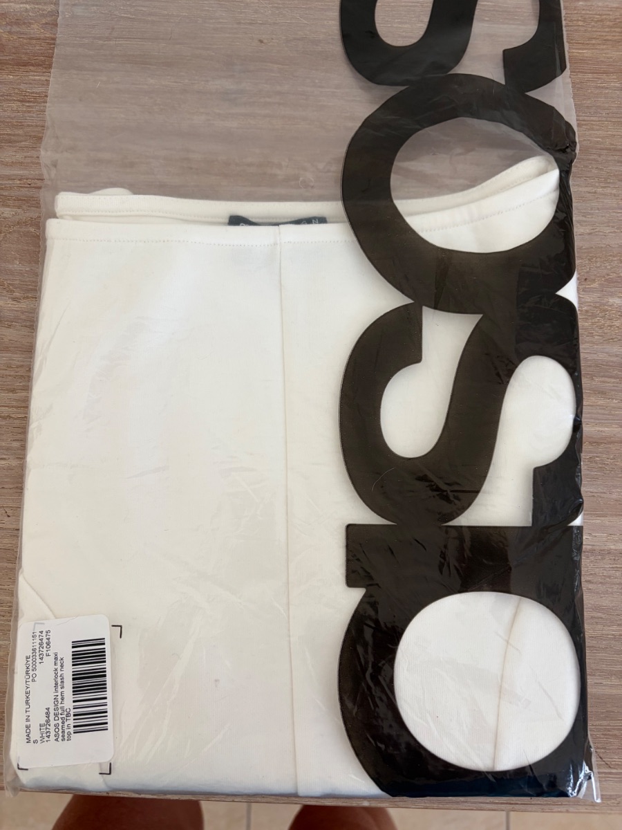Asos Design Slash neck top photo 2