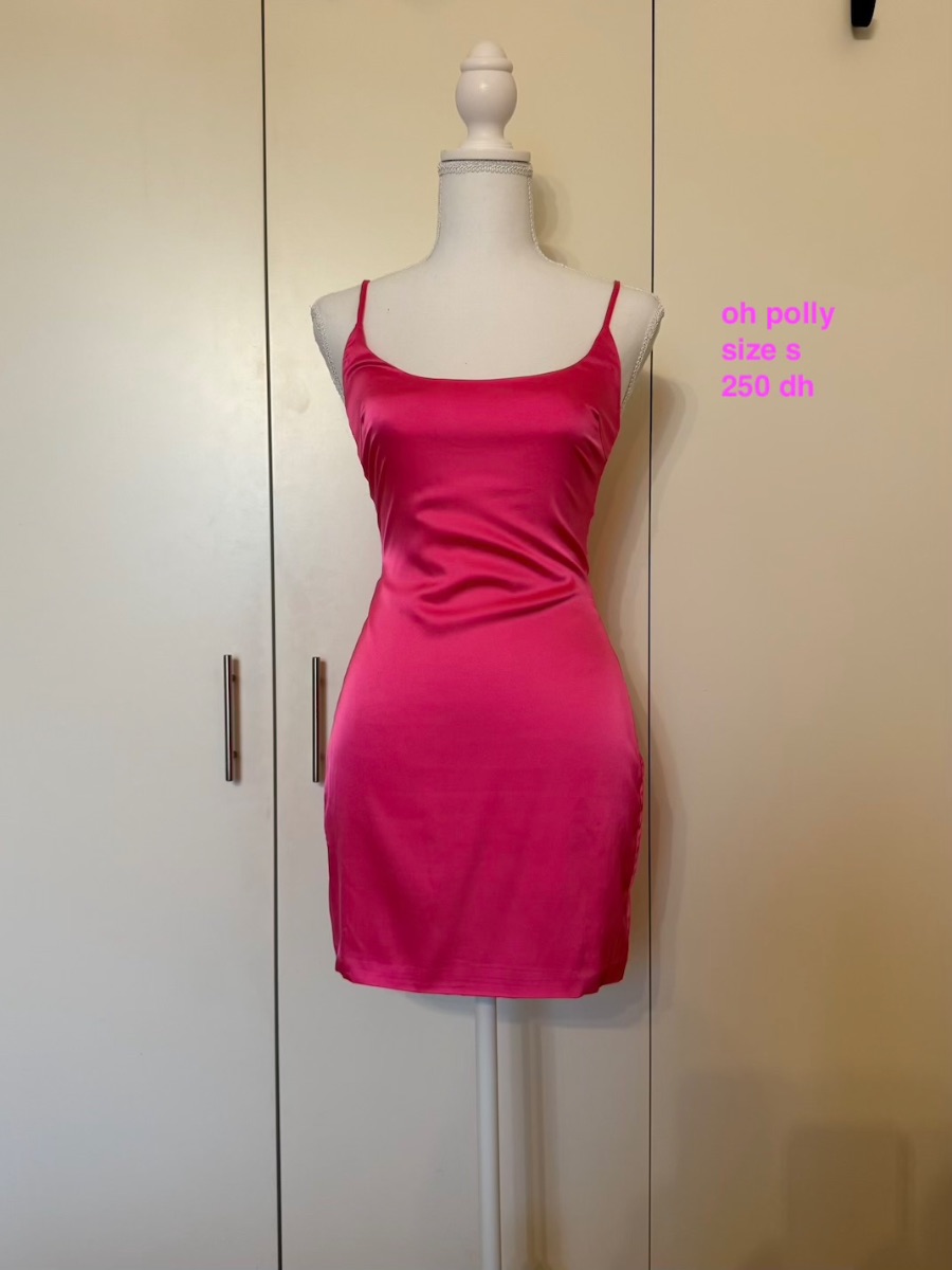 Oh Polly mini bright pink dress