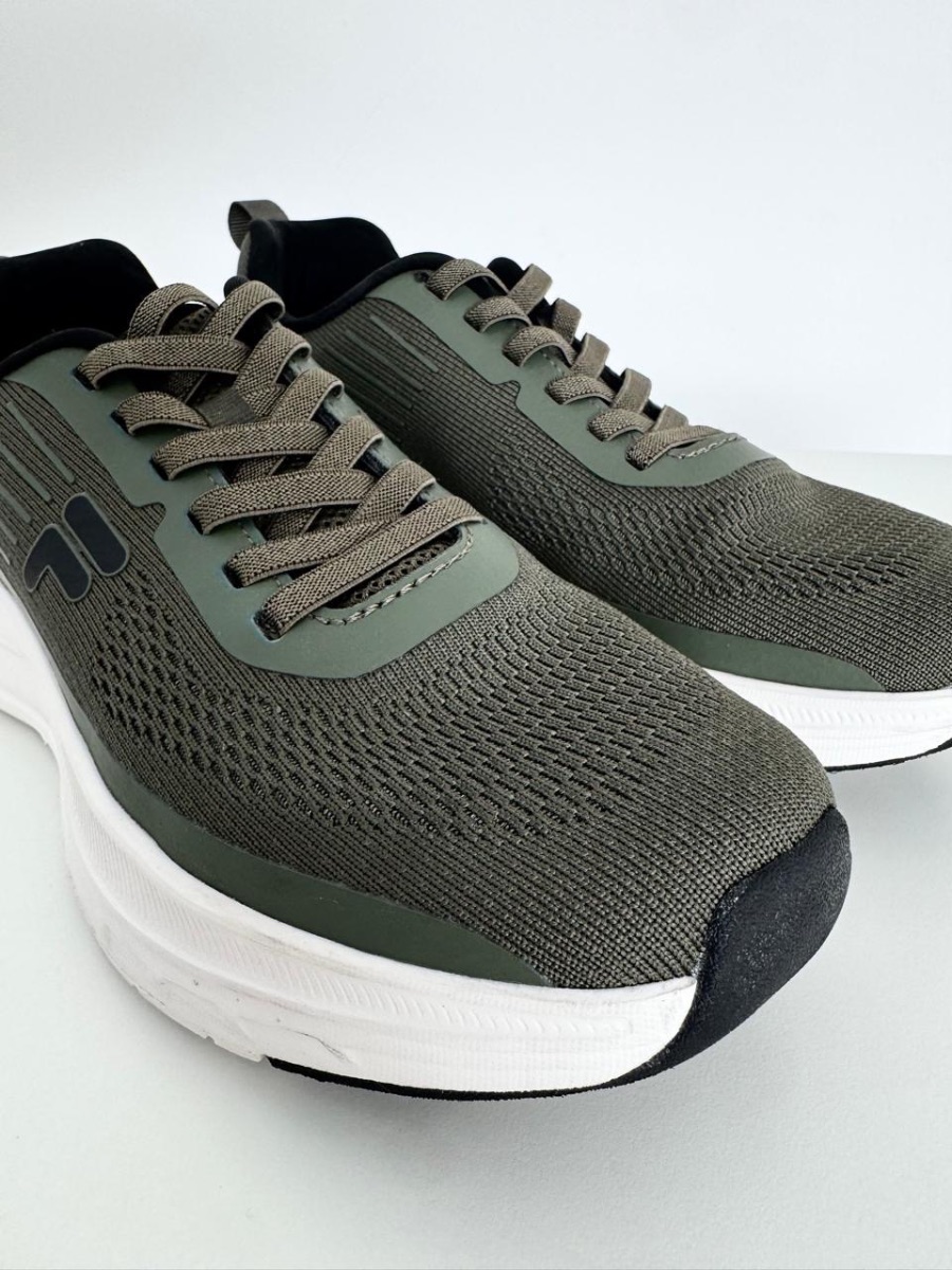 Like New FILA Retron Running Sneakers Olive Size 42 photo 3