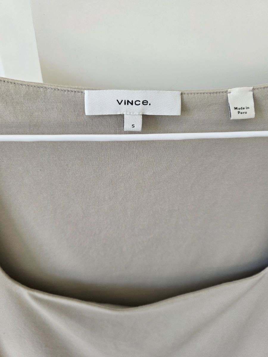 Vince Square neck t-shirt. Pima cotton. photo 2