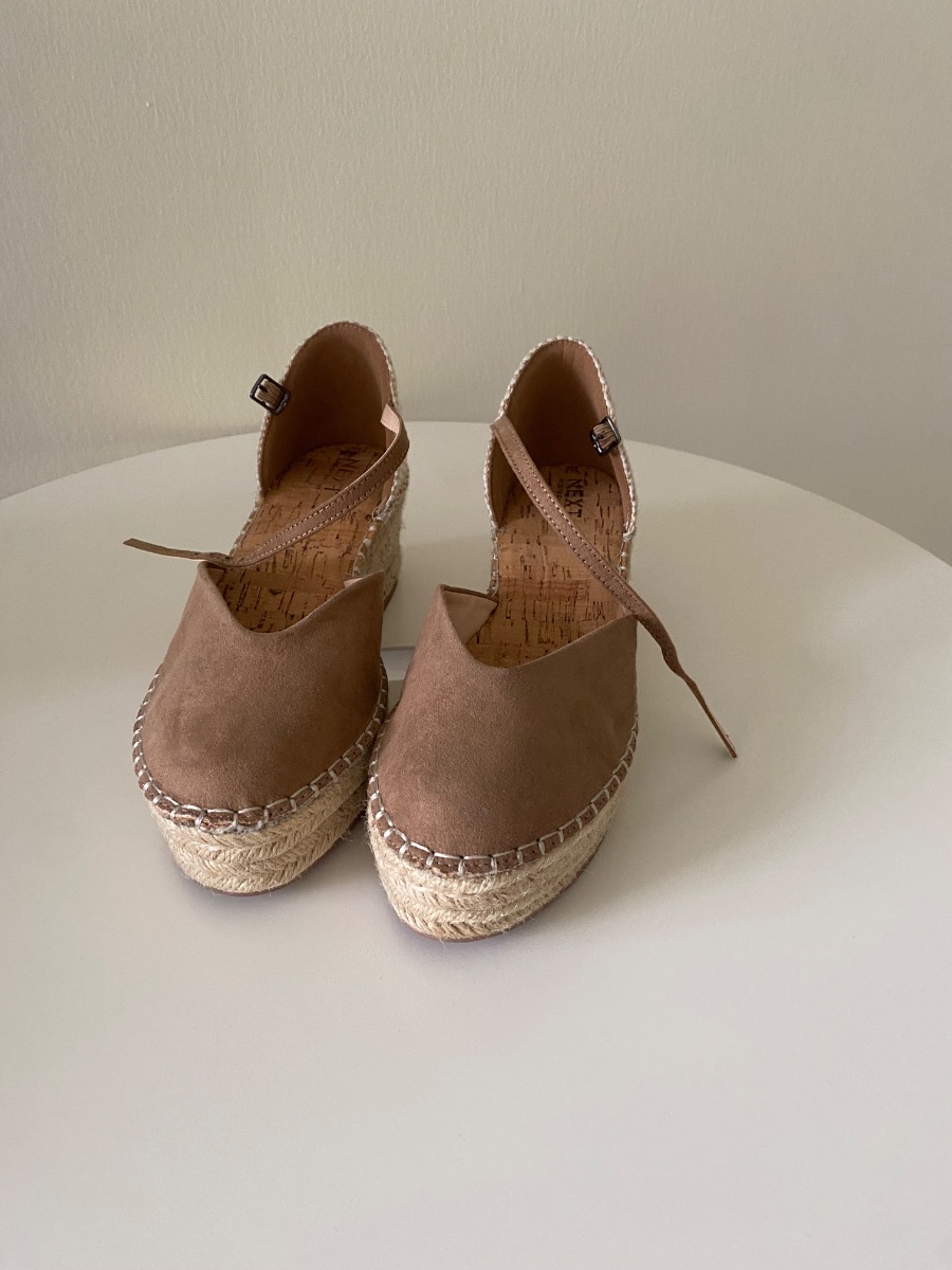Next Sand Closed Toe Platform Espadrille Wedges photo 2