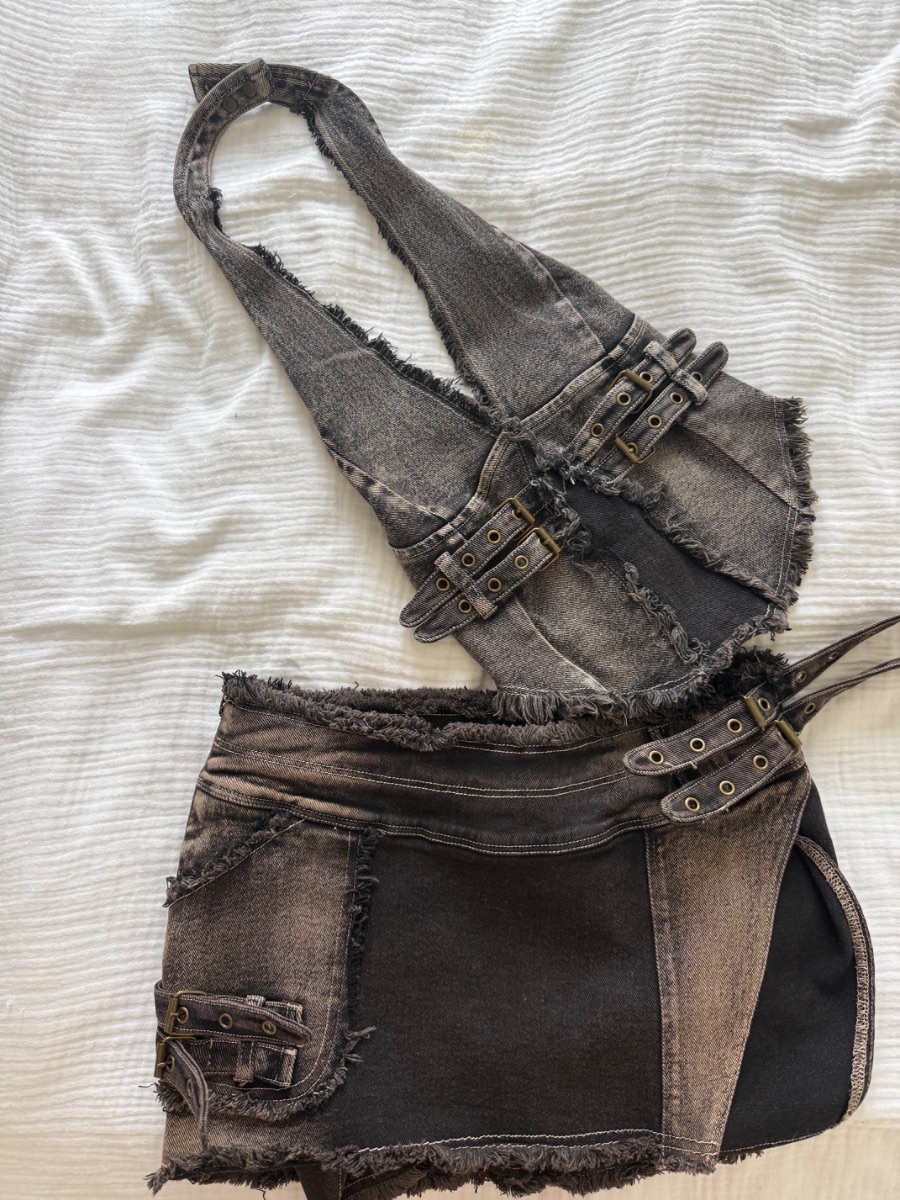 Outcast Washed denim co-ord
