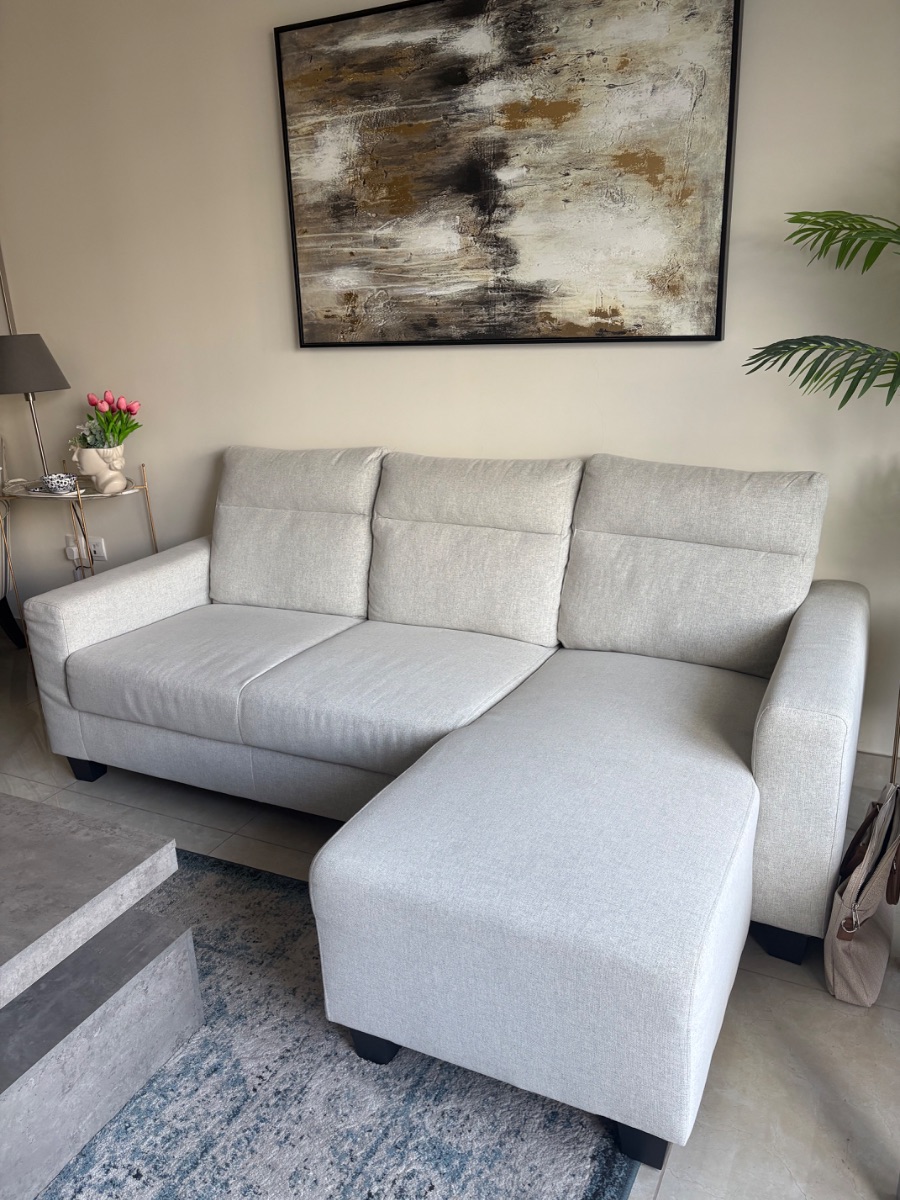 IKEA Modern 3-seater L shaped chaise, like new photo 3