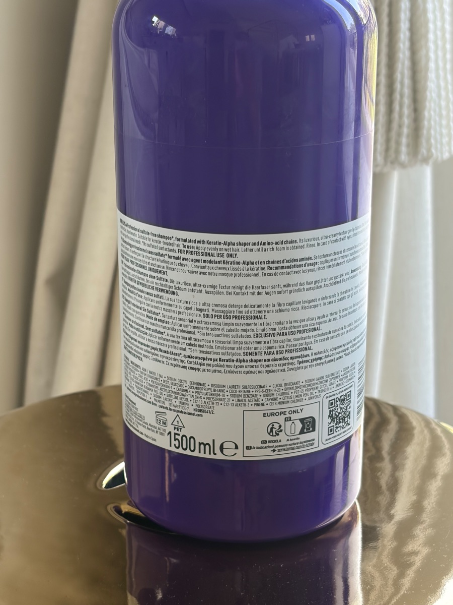 Loreal L’Oreal Keratin Sleek Shampoo - 1.5 litre - New photo 3
