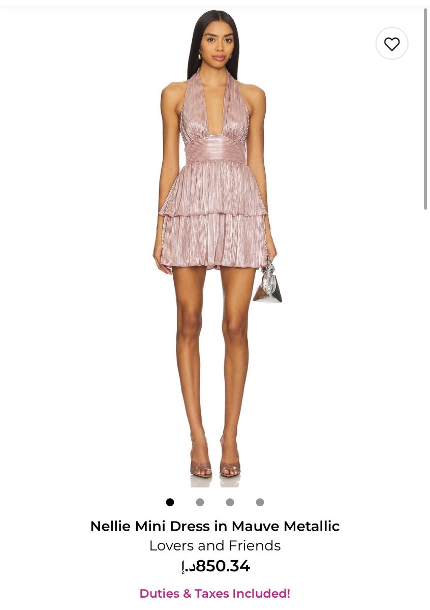 REVOLVE PINK MINI DRESS