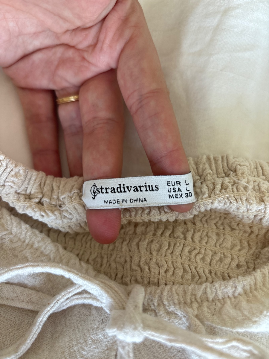 Stradivarius milkmaid top photo 3