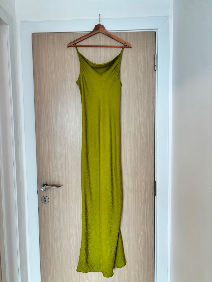 Next Green slip dress