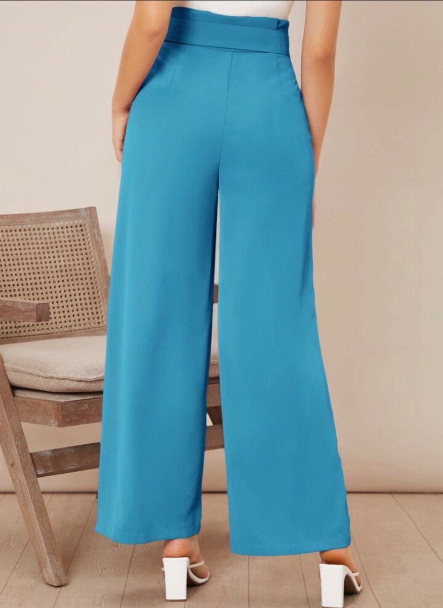 Shein Blue trousers size large photo 2