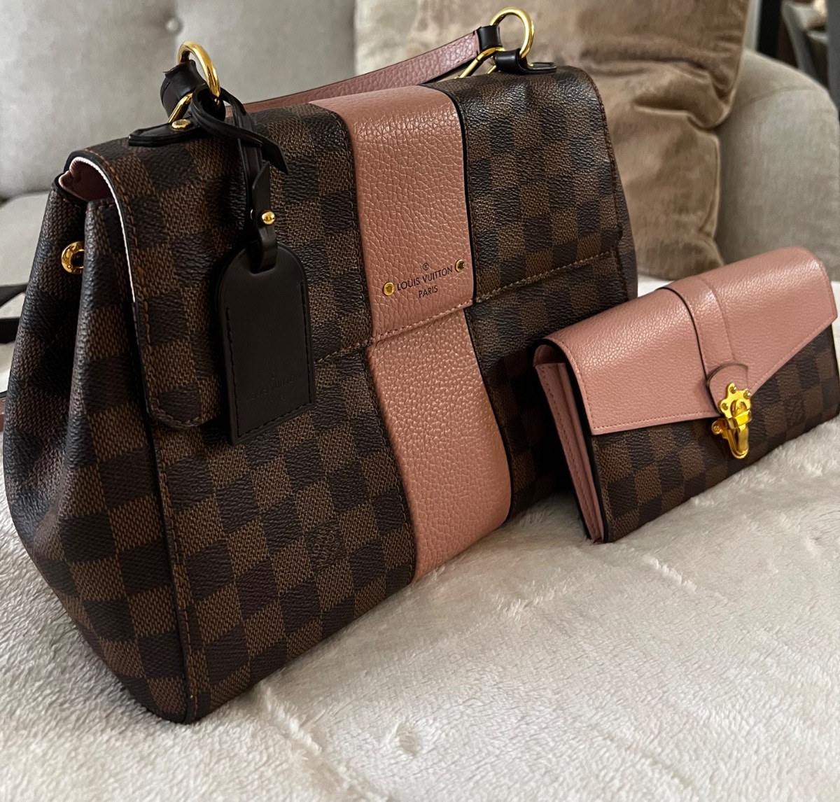 Louis Vuitton LV bag and valet