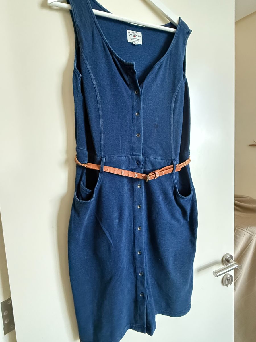 Lee Cooper Denim Look Fitted Dress Large