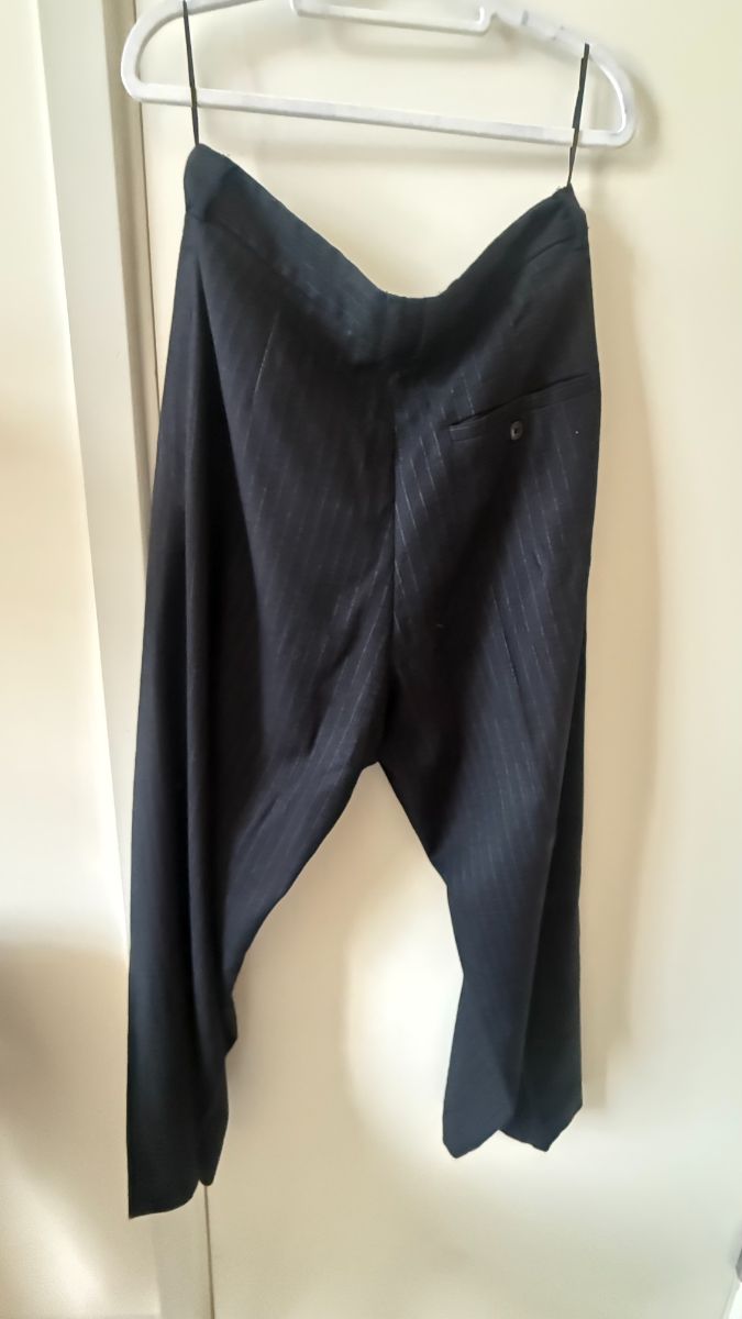 Topshop Top Shop Wide Leg Pinstriped Trousers UK14 photo 2