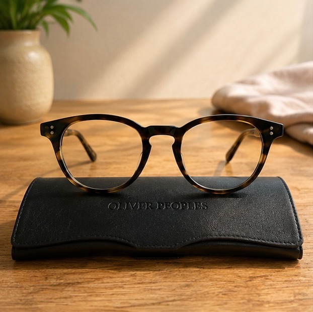 Oliver Peoples Classic tortoiseshell clear lens eyeglasses photo 2