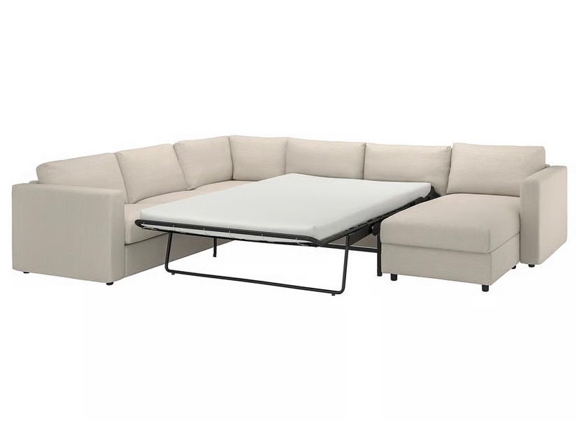 U shaped 5 seater beautiful sofa plus pull out bed photo 3