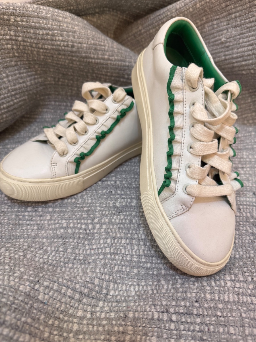 Tory Burch Sport Frill Lace-Up Sneakers