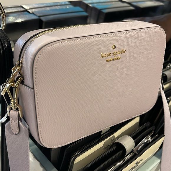 Kate Spade New York Kingston Drive Arla Leather Crossbody Bag (Blush Pink)