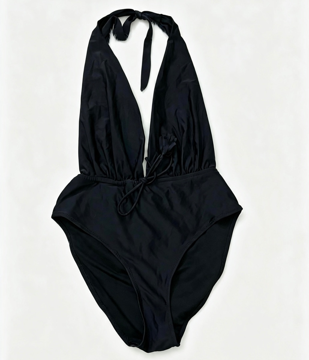 Black Halter Swimsuit