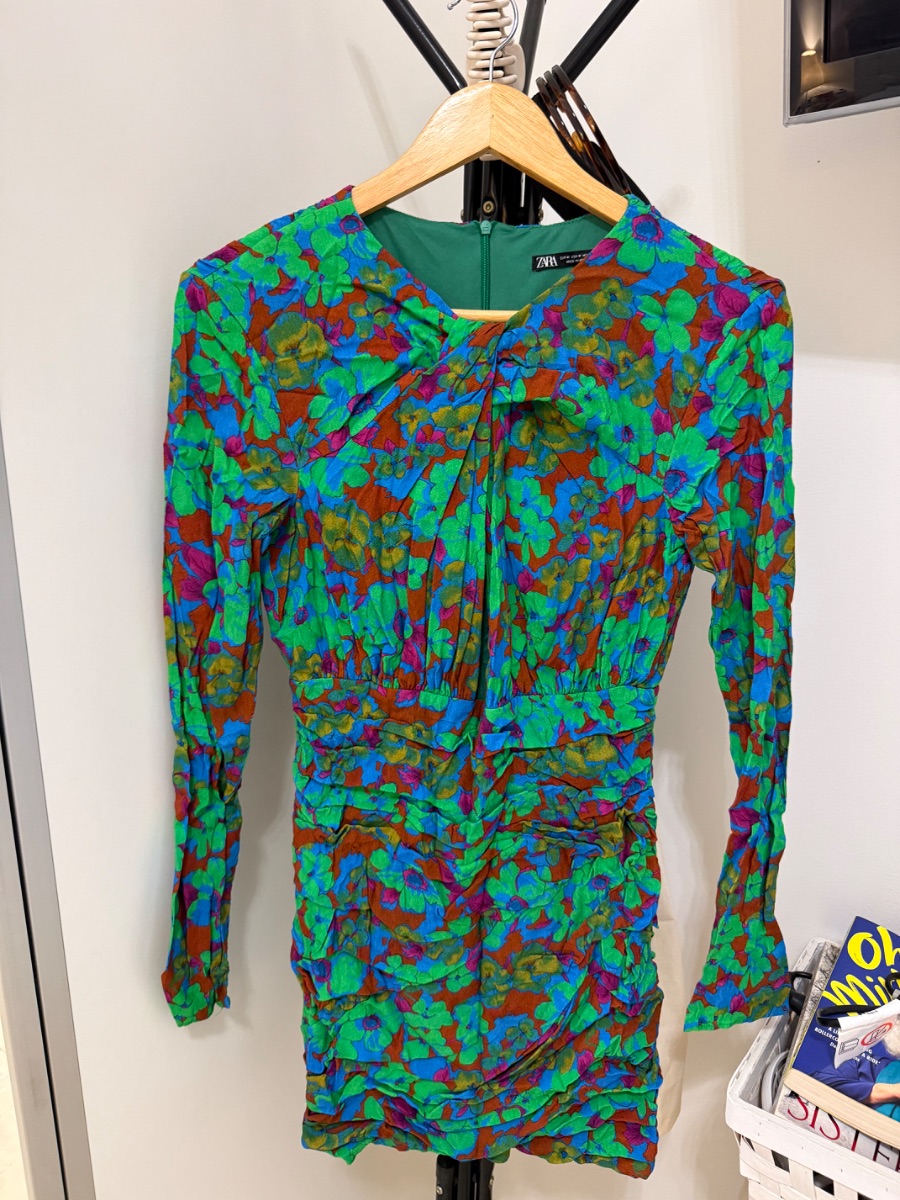 Zara green dress