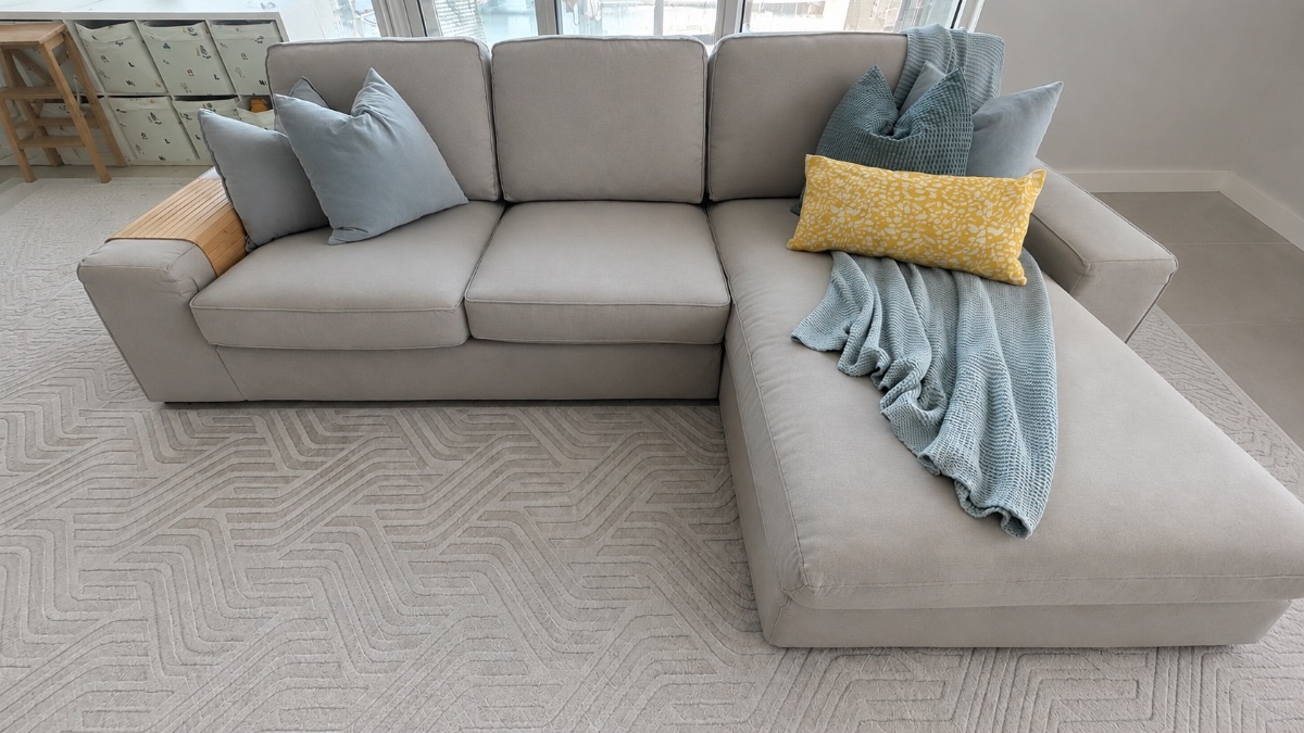 IKEA L shaped sofa