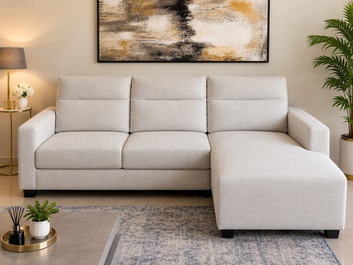 IKEA Modern 3-seater L shaped chaise, like new