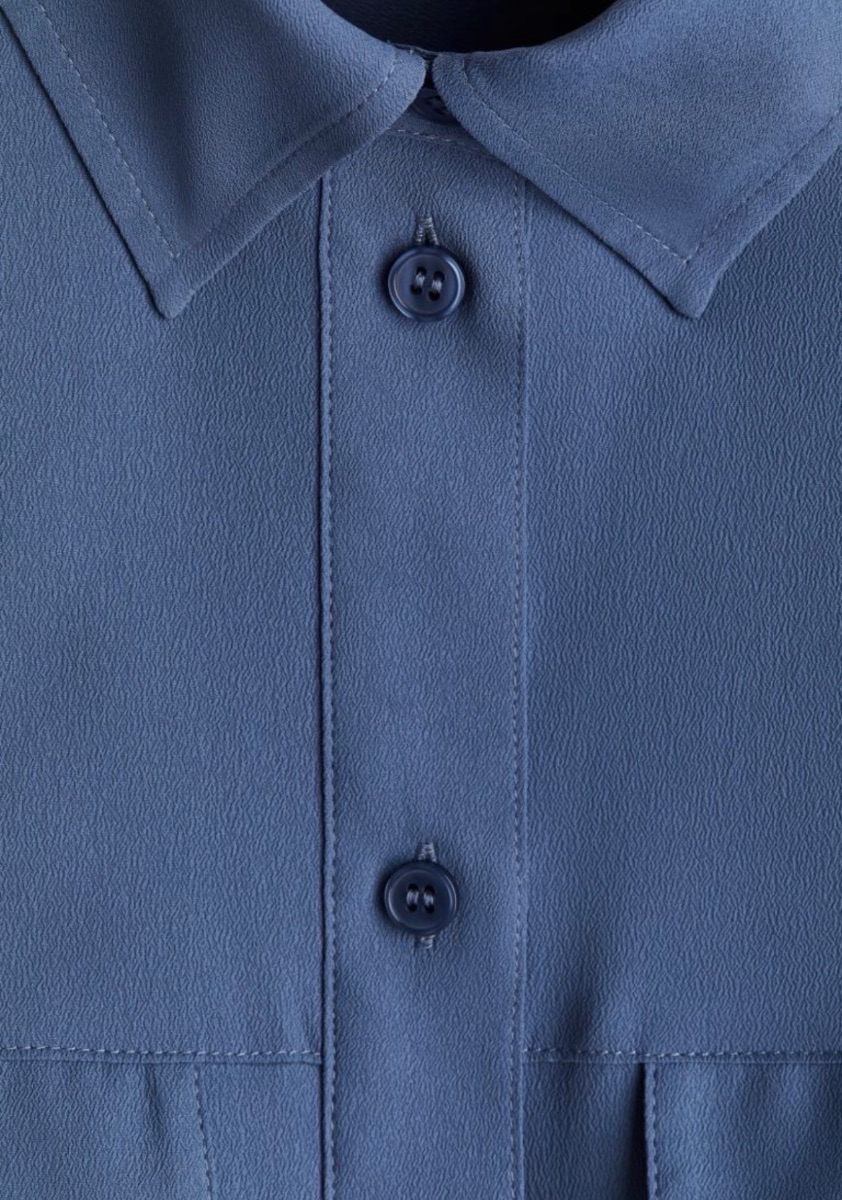 H&M Blue Shirt - Sz S photo 2