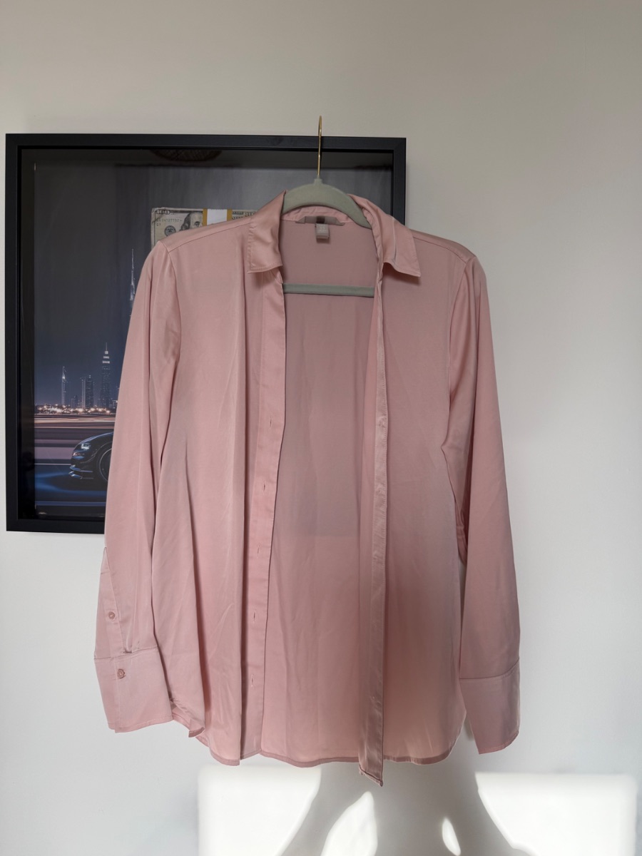 H&M pink blouse/ shirt photo 2