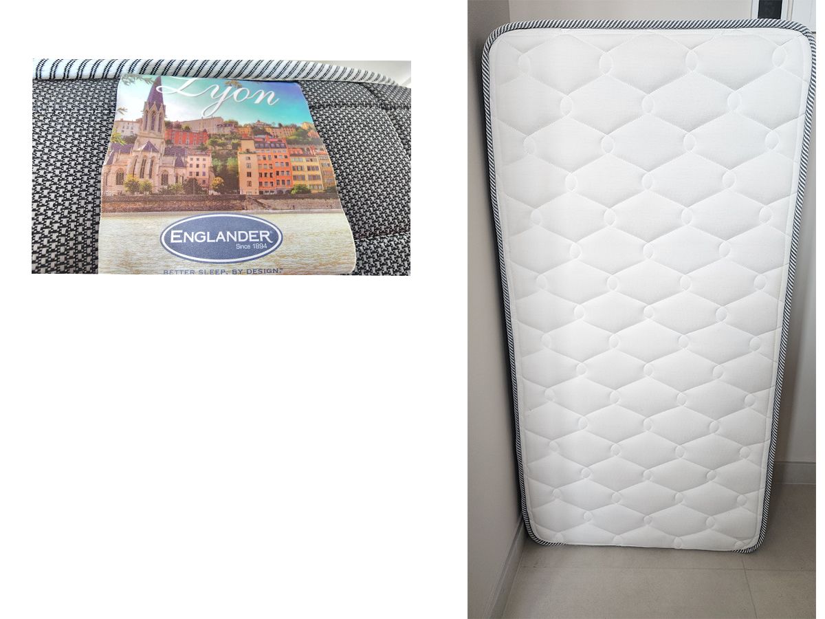 IKEA Baby Cot + Customized Englander Mattress + Chicco Music & Light Projector | 60×120 cm photo 3