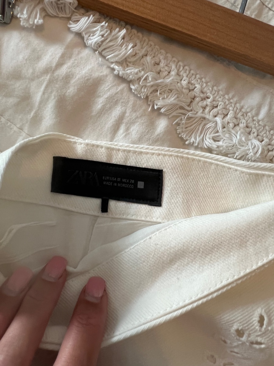 Zara white skort never worn photo 2