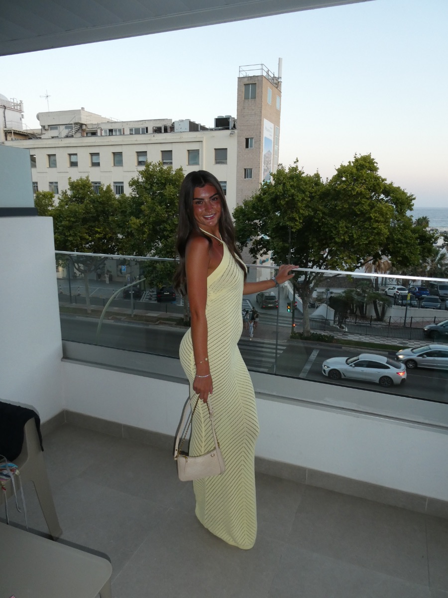 Murci yellow maxi dress