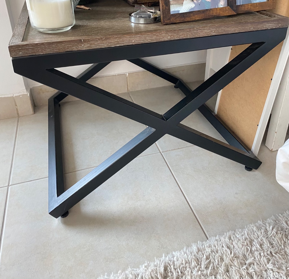 West elm tray side tables x 2 photo 2