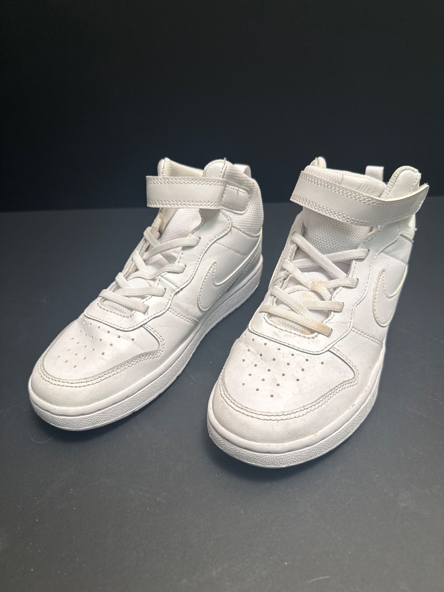 Nike Court Borough Mid / Air Force 1 Mid (Triple White) photo 2