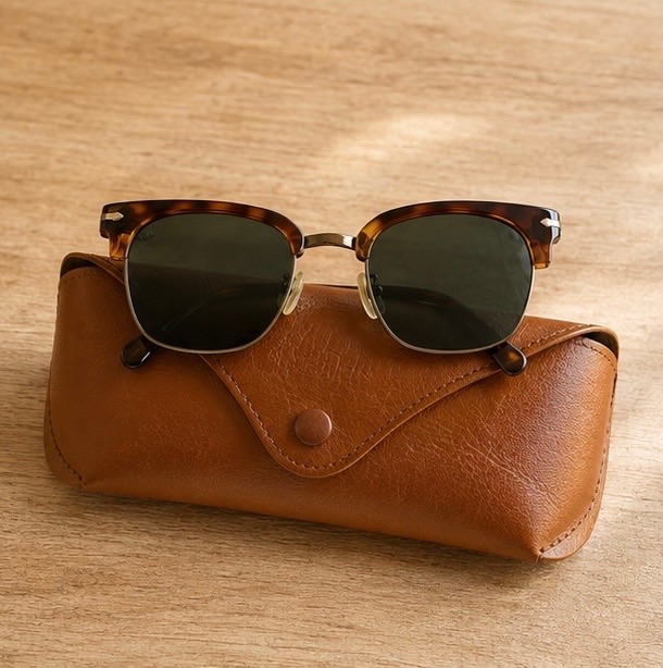 Classic Persol tortoiseshell clubmaster sunglasses photo 2