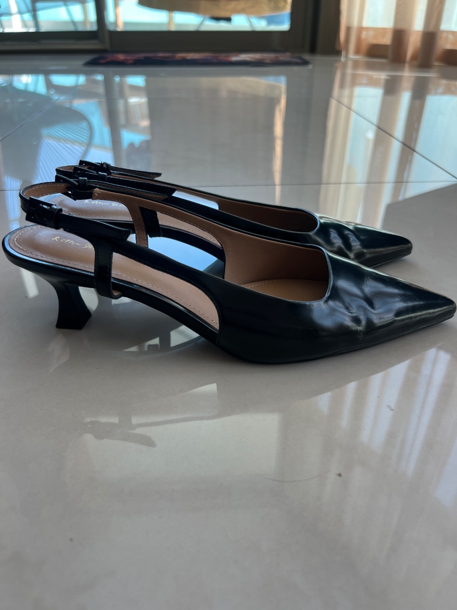& Other Stories Black Slingback Kitten Heels photo 3