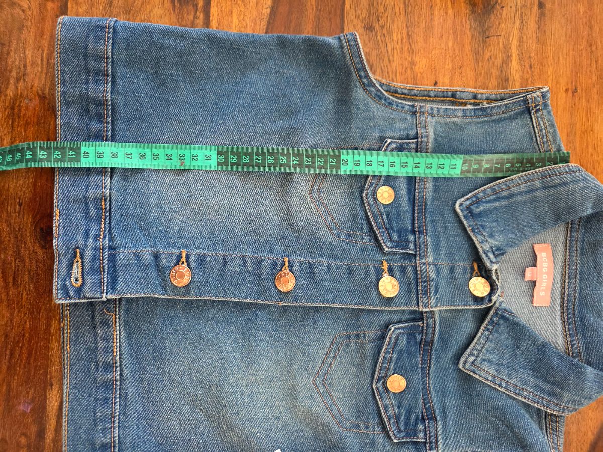 BCBG GIRLS denim sleeveless jacket photo 3