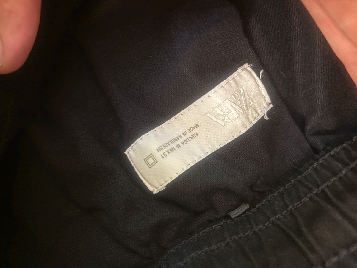 Zara Cargo black size 31 photo 2